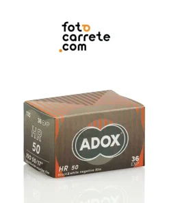 Carrete Adox HR 50 de 35mm y 36 exposiciones para fotografía en blanco y negro