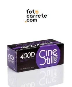 Carrete de película a color CineStill 50D Daylight formato 120