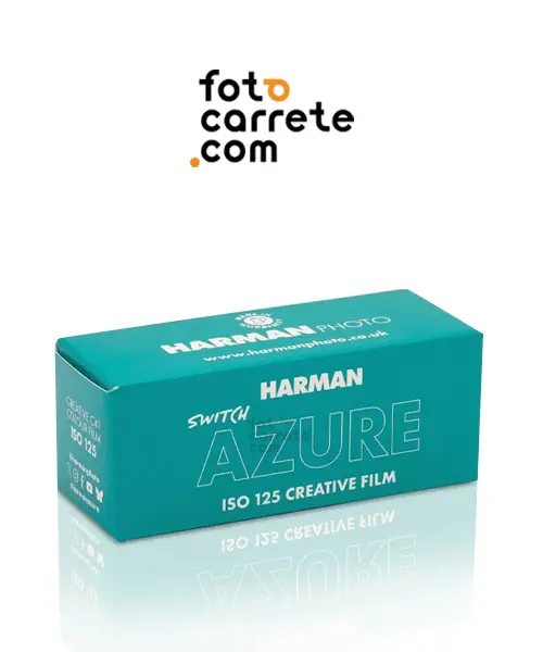 Carrete creativo en color Harman Azure ISO 125 formato 35mm - Fotocarrete