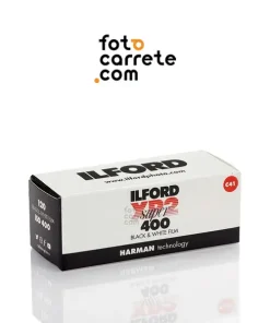 Carrete Ilford XP2 Super 400 formato 120 revelado C41 blanco y negro