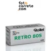 Película Rollei Retro 400S formato 120 blanco y negro