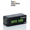 Carrete fotográfico Rollei RPX 100 formato 120 blanco y negro