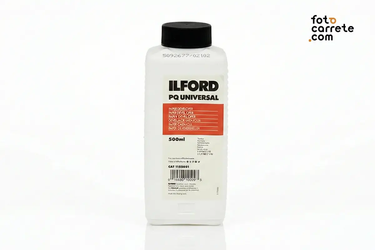 Botella de revelador de papel Ilford PQ Universal de 500ml