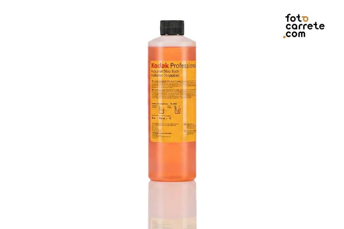Botella del baño de paro indicador Kodak Professional Indicator Stop Bath
