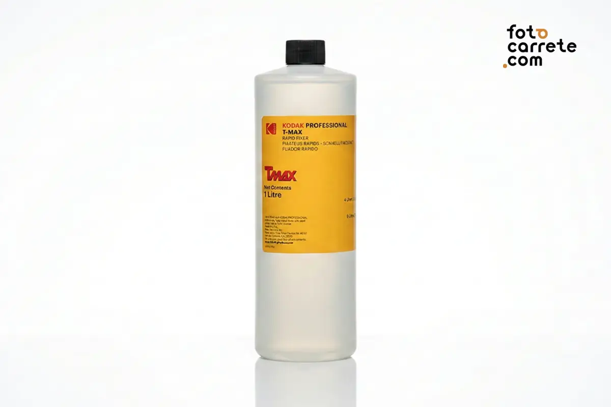 Botella de 1 litro del fijador Kodak Professional T-Max Rapid Fixer
