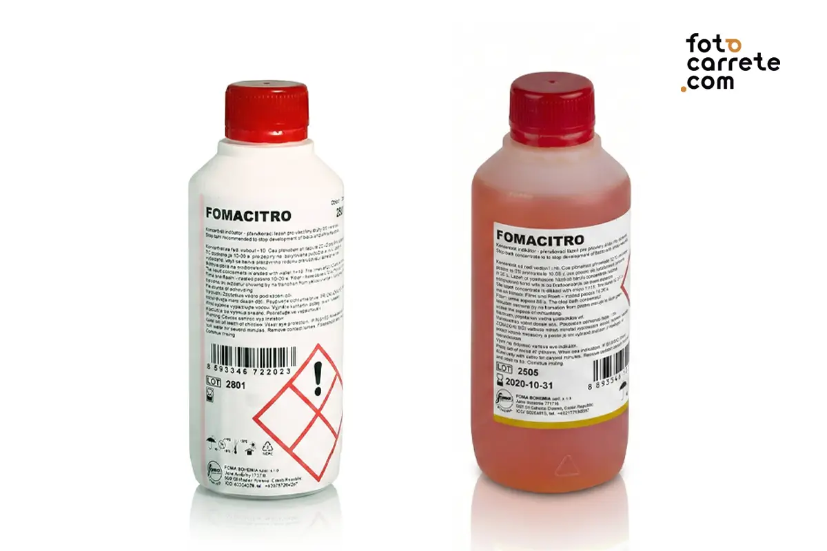 Dos diseños de botella del baño de paro líquido Fomacitro