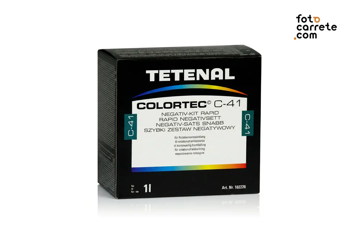 Caja negra del kit rápido Tetenal Colortec C-41 de 1 litro