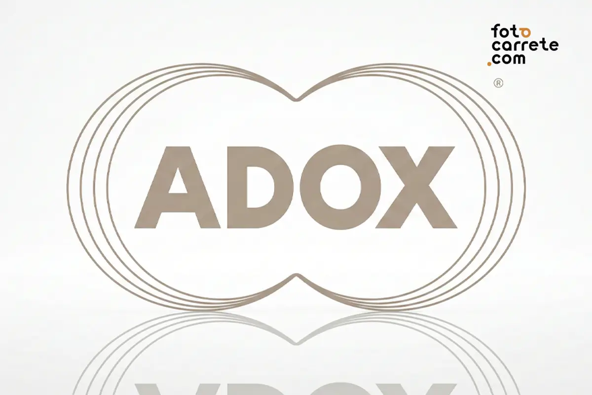 Logotipo de la marca Adox de material para fotografía analógica