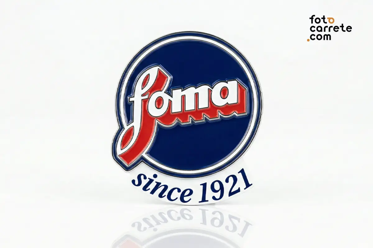 Logotipo oficial de la marca de fotografía Foma (Since 1921)