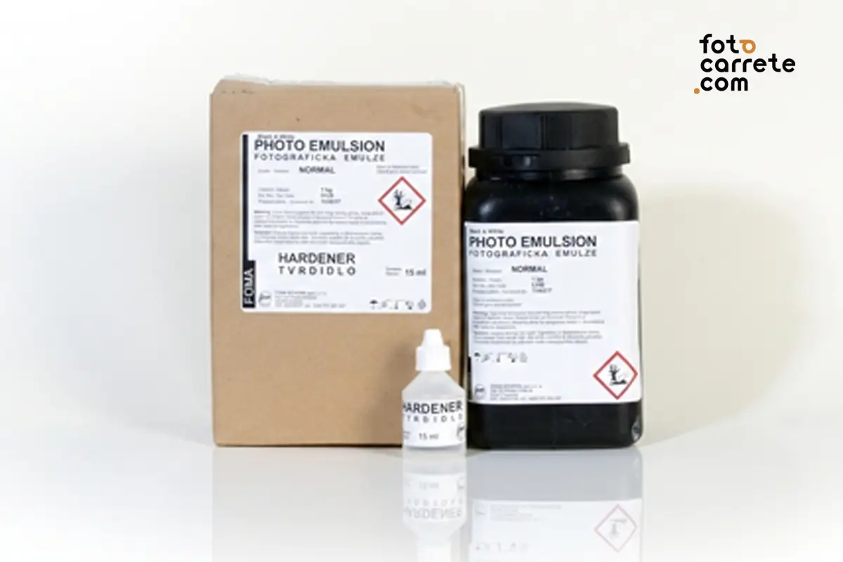 Kit de emulsión fotográfica Foma Photo Emulsion Normal 1kg con endurecedor