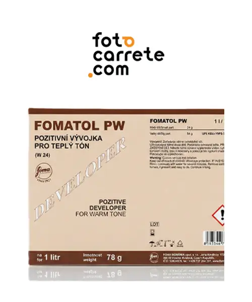 Revelador positivo de tono cálido Fomatol PW de Foma en caja para 1 litro