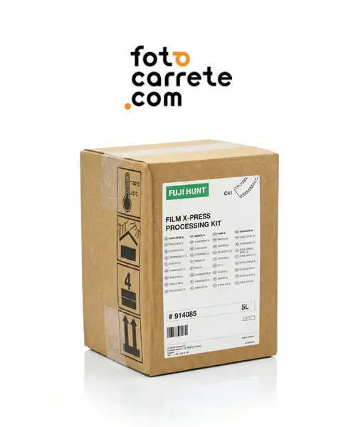 Caja de química Fuji Hunt Film X-Press Processing Kit C41 para 5 litros.