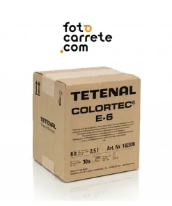 Kit Tetenal Colortec E-6 para revelar película diapositiva a color en formato 2.5 litros.