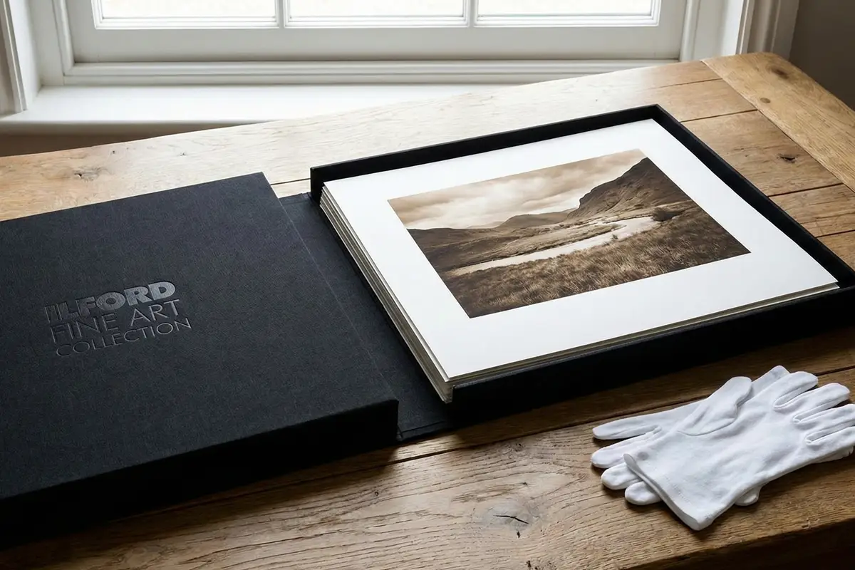 Fotografía Ilford FB Warmtone 24x30 enmarcada para exposición Fine Art. Enrtrega a domicilio 24 horas