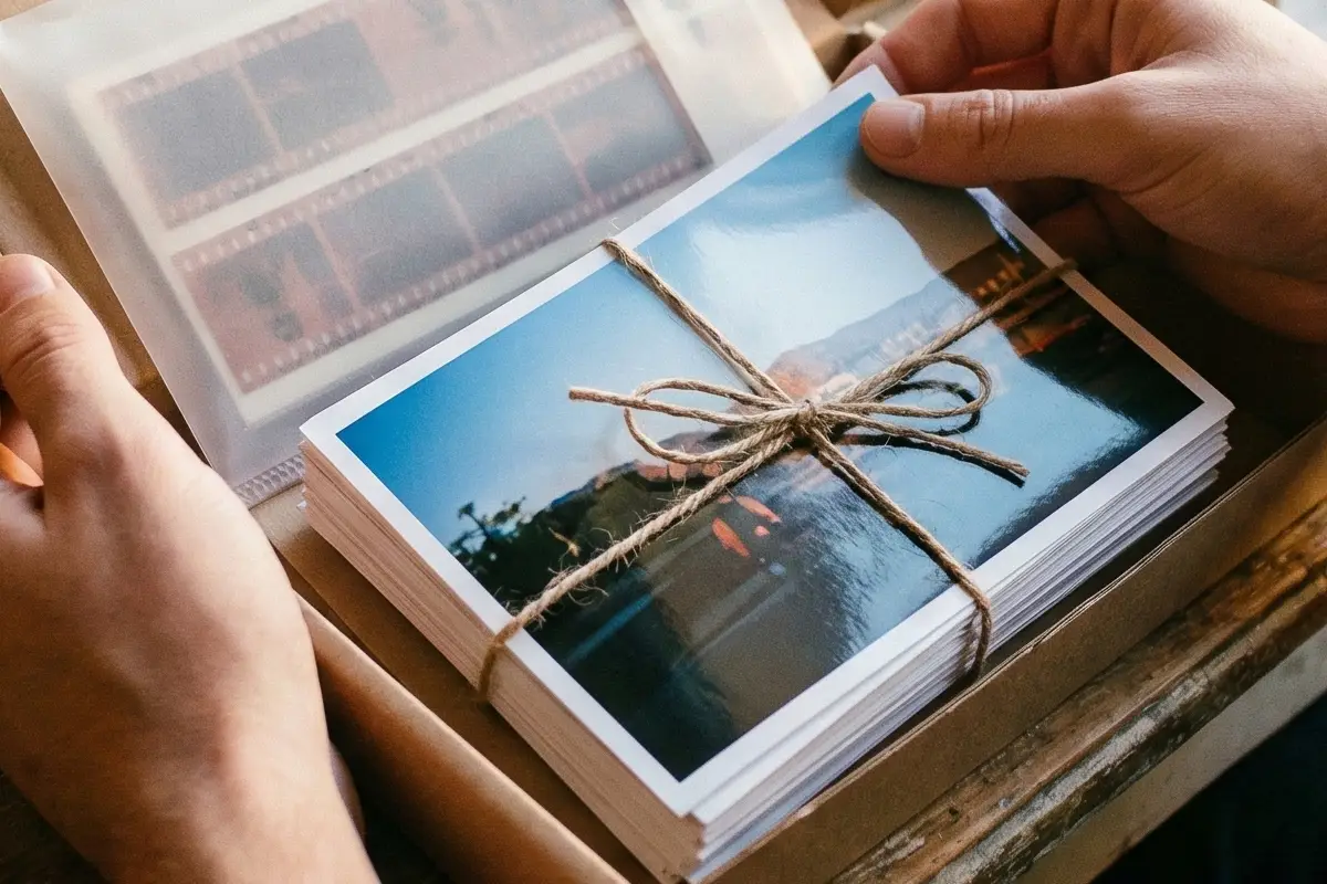 FotoCarrete Revelado Color copias papel 10x15 terminadas y embaladas