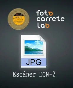 FotoCarrete Revelado Color ecn2 cine negativos digital formato medio 120 jpg 35mm