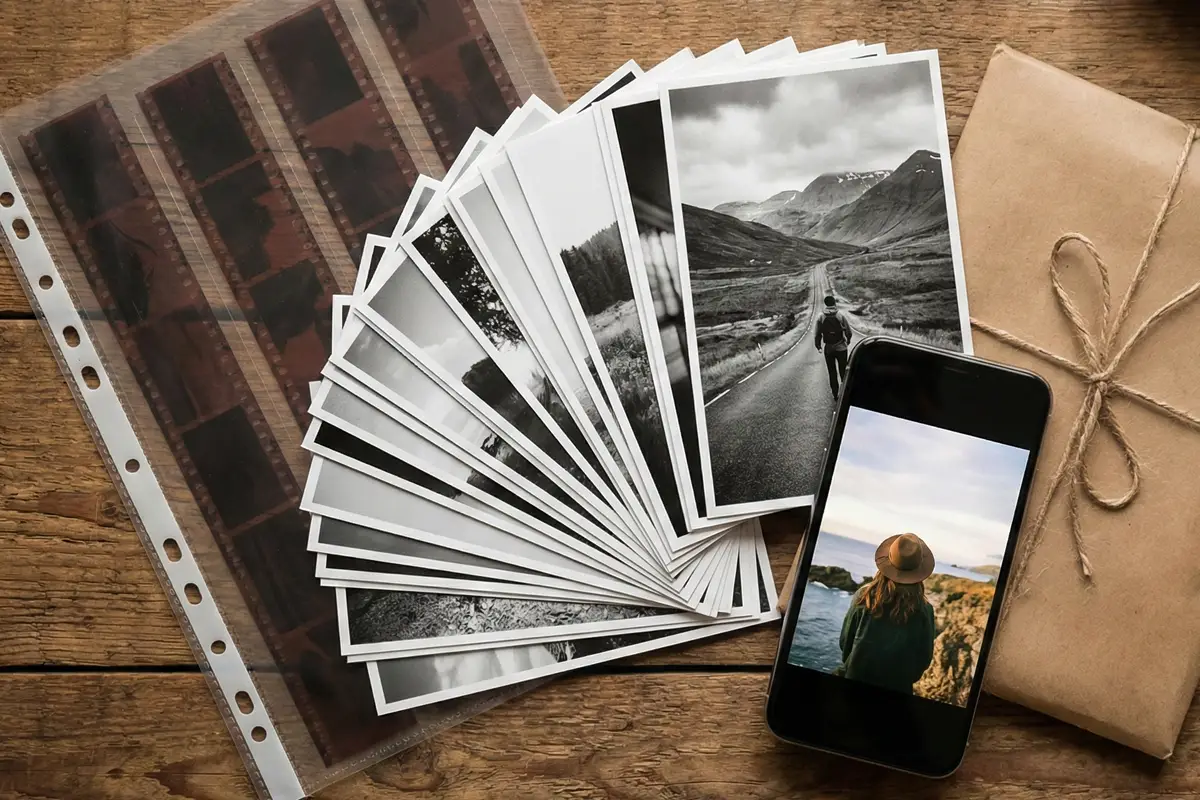 FotoCarrete Revelado blanco y negro negativos analogicos a digital y papel calidad profesional