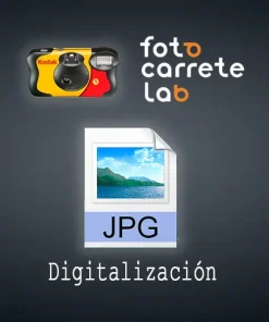 FotoCarrete Revelado color c41 negativos digital camara desechable