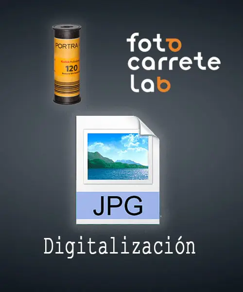 FotoCarrete Revelado color c41 negativos digital formato medio 120 jpg