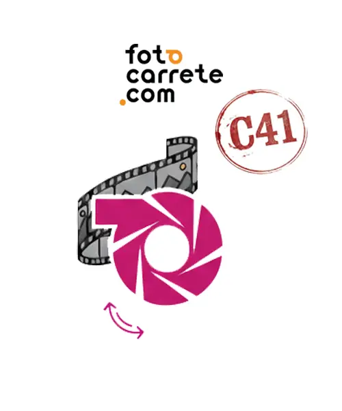 FotoCarrete Revelado color c41 solo negativo