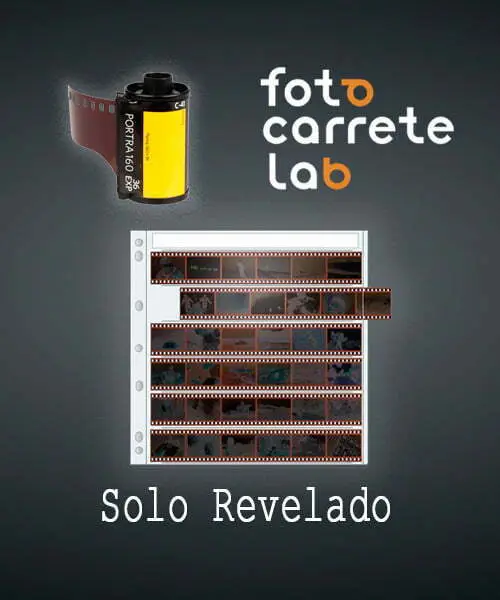 FotoCarrete Revelado color c41 solo revelado negativos 35mm