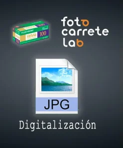 FotoCarrete Revelado diapositiva e6 negativos digital formato medio 120 jpg