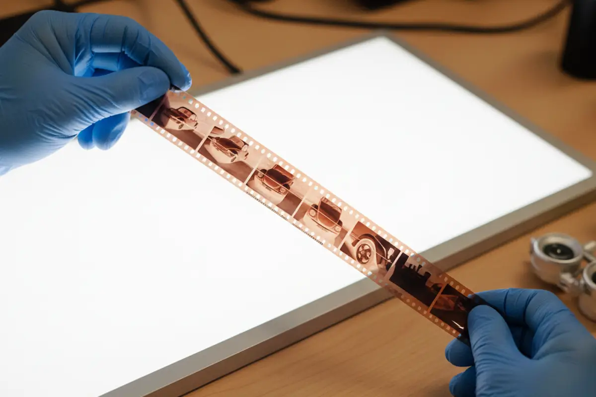 FotoCarrete Servicio de revelado revision calidad negativo revelado