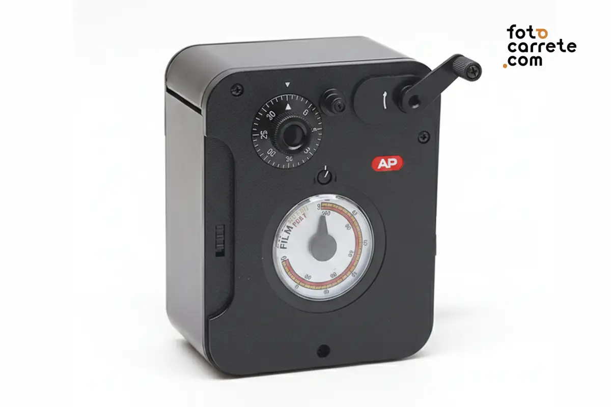 Bobinadora manual marca AP para cargar película fotográfica a granel