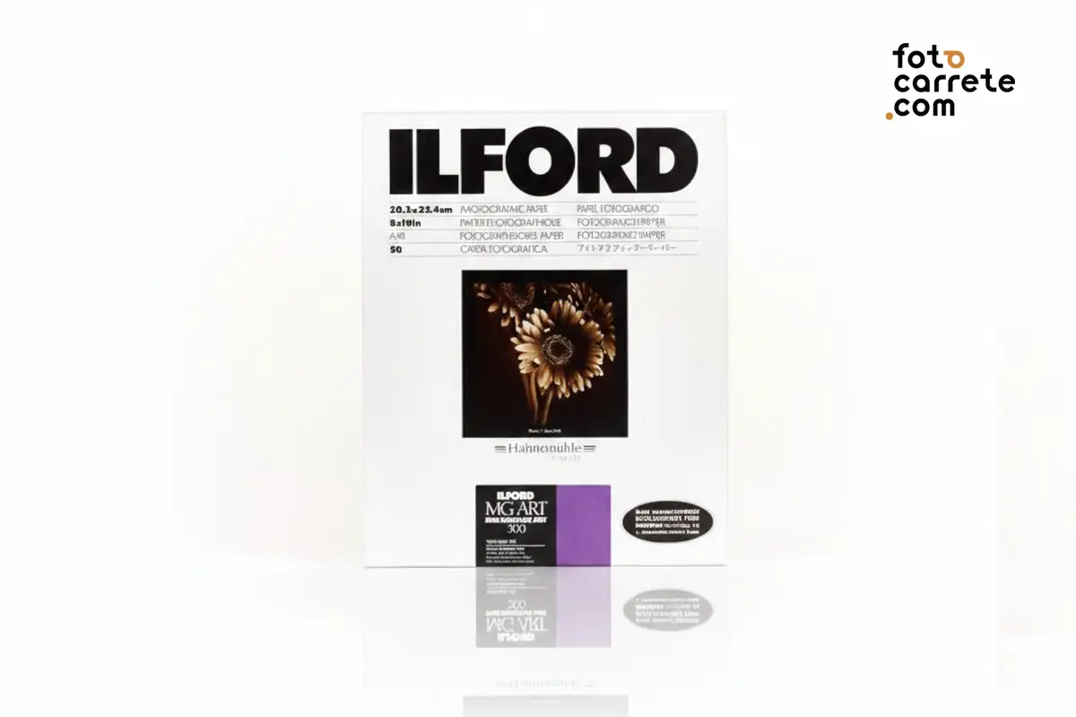 Frontal de la caja de papel Ilford Multigrade Art 300