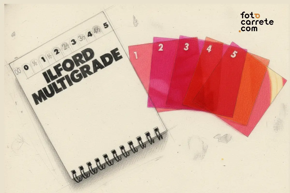 Boceto de kit de filtros Ilford Multigrade numerados