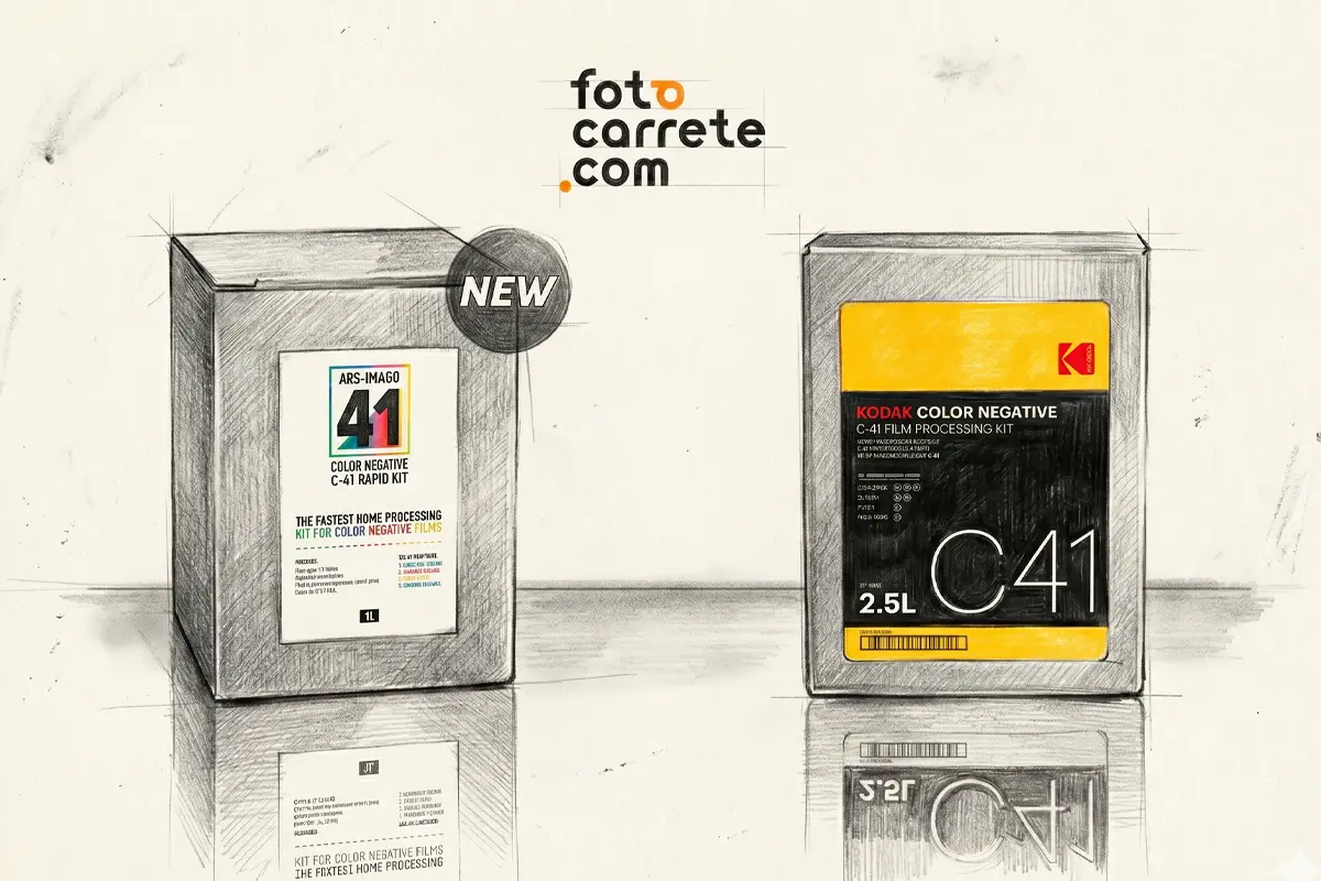 Kits de revelado C-41 ARS-IMAGO y Kodak Color Negative