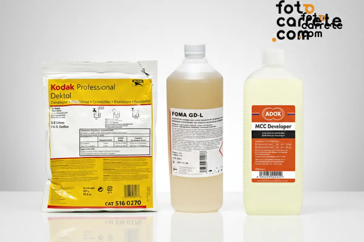 Reveladores Kodak Dektol, FOMA GD-L y ADOX MCC Developer