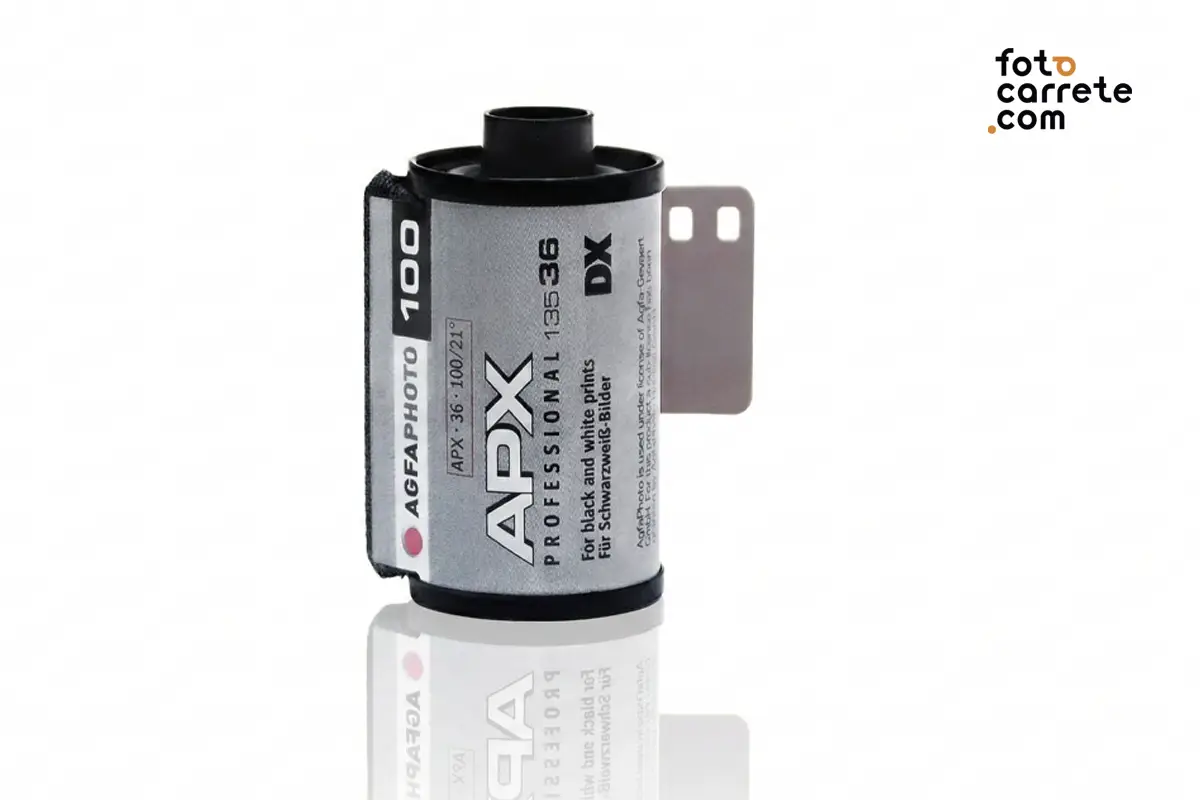 Carrete AgfaPhoto APX 100 Professional de 35mm - FotoCarrete