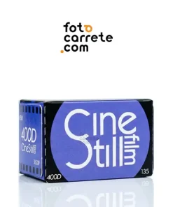 Caja de carrete de película analógica a color CineStill 400D de 35mm