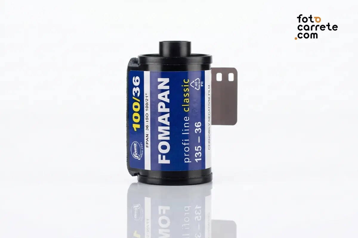 Carrete Fomapan 100 Classic de 35mm y 36 fotos