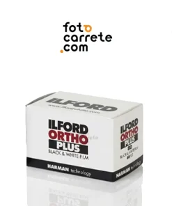 Caja de la película ortocromática Ilford ORTHO Plus 80