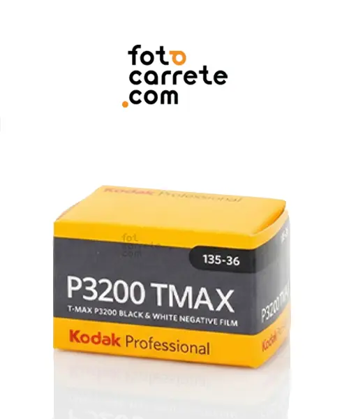 Carrete fotográfico Kodak Professional T-MAX P3200 de 35mm