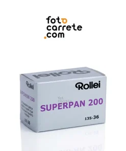 Carrete Rollei Superpan 200 película blanco y negro 35mm