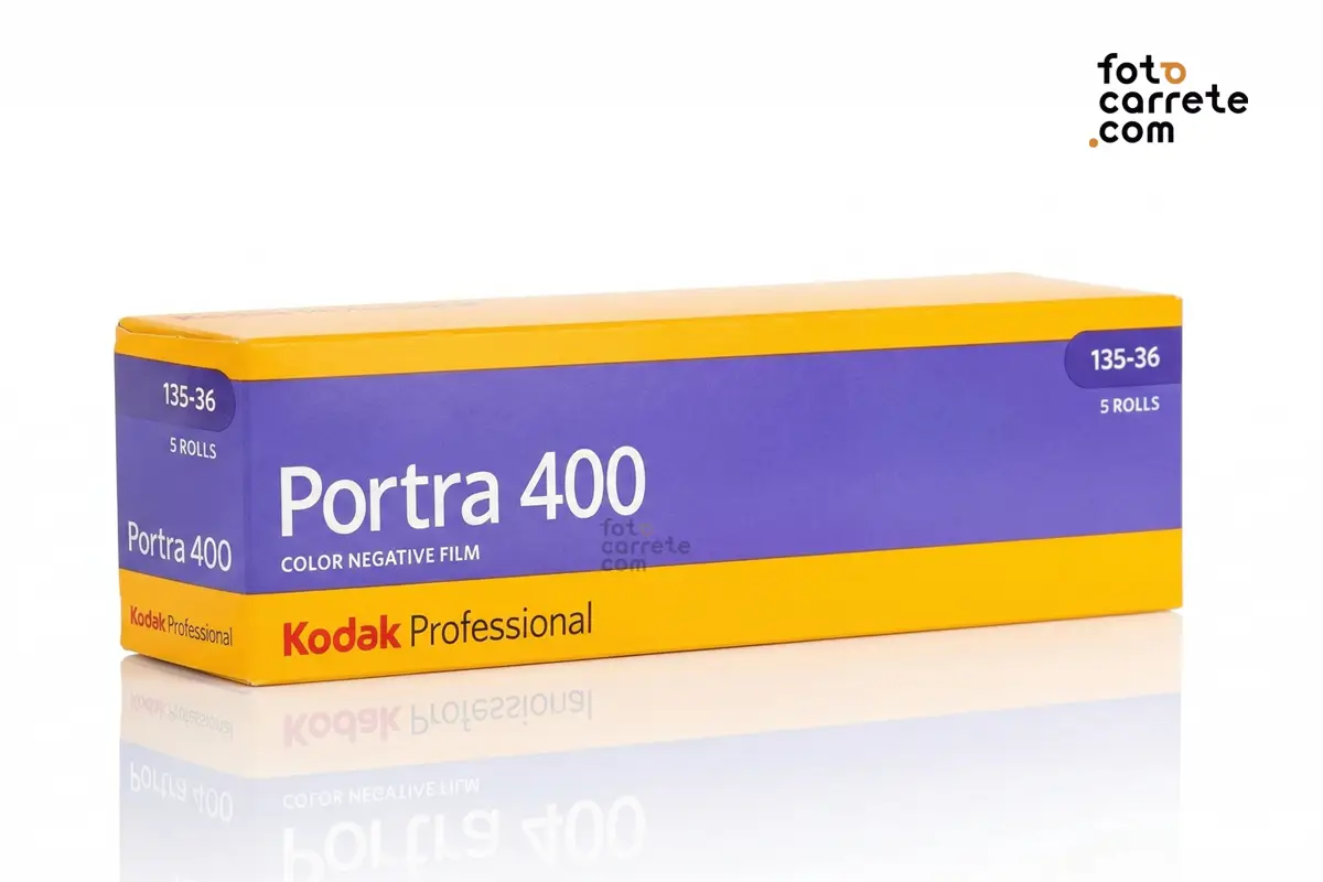 Pack de 5 carretes Kodak Portra 400 color 35mm