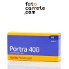 Caja de 5 rollos de película profesional Kodak Portra 400 en formato 120.