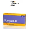 Pack de 5 carretes de alta sensibilidad Kodak Portra 800 formato 120.