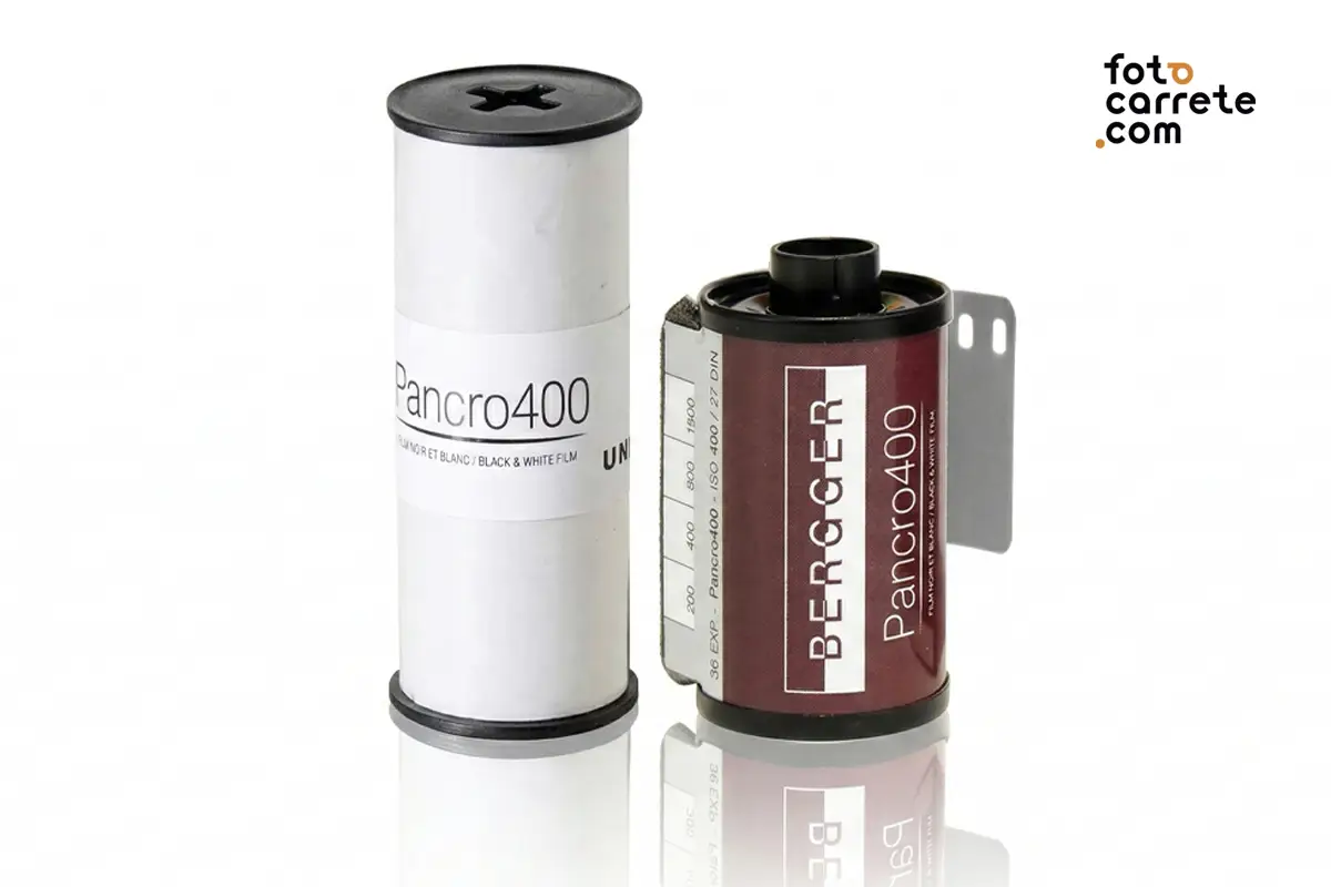 Formatos del carrete Bergger Pancro 400 en blanco y negro