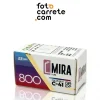 Carrete fotográfico Mira Films 800 de 35mm para proceso C-41
