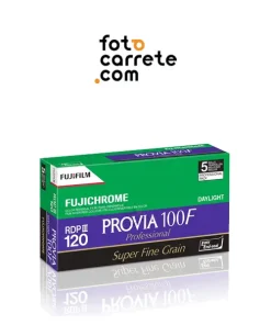 Pack de 5 carretes Fujichrome Provia 100F Professional formato 120