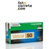 Pack de 5 carretes Fujichrome Velvia 100 Professional formato 120