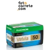 Carrete Fujichrome Velvia 100 Professional película reversible a color 135