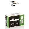 Caja de carrete fotográfico Original Wolfen NP100 de 36 exposiciones.