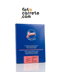 Caja de papel fotográfico blanco y negro Foma Fomapastel MG 171 tono rojo semibrillante