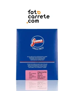 Caja de papel fotográfico blanco y negro Foma Fomapastel MG 191 tono magenta semibrillante
