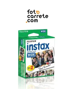 Película instantánea Fujifilm instax WIDE pack 10x2